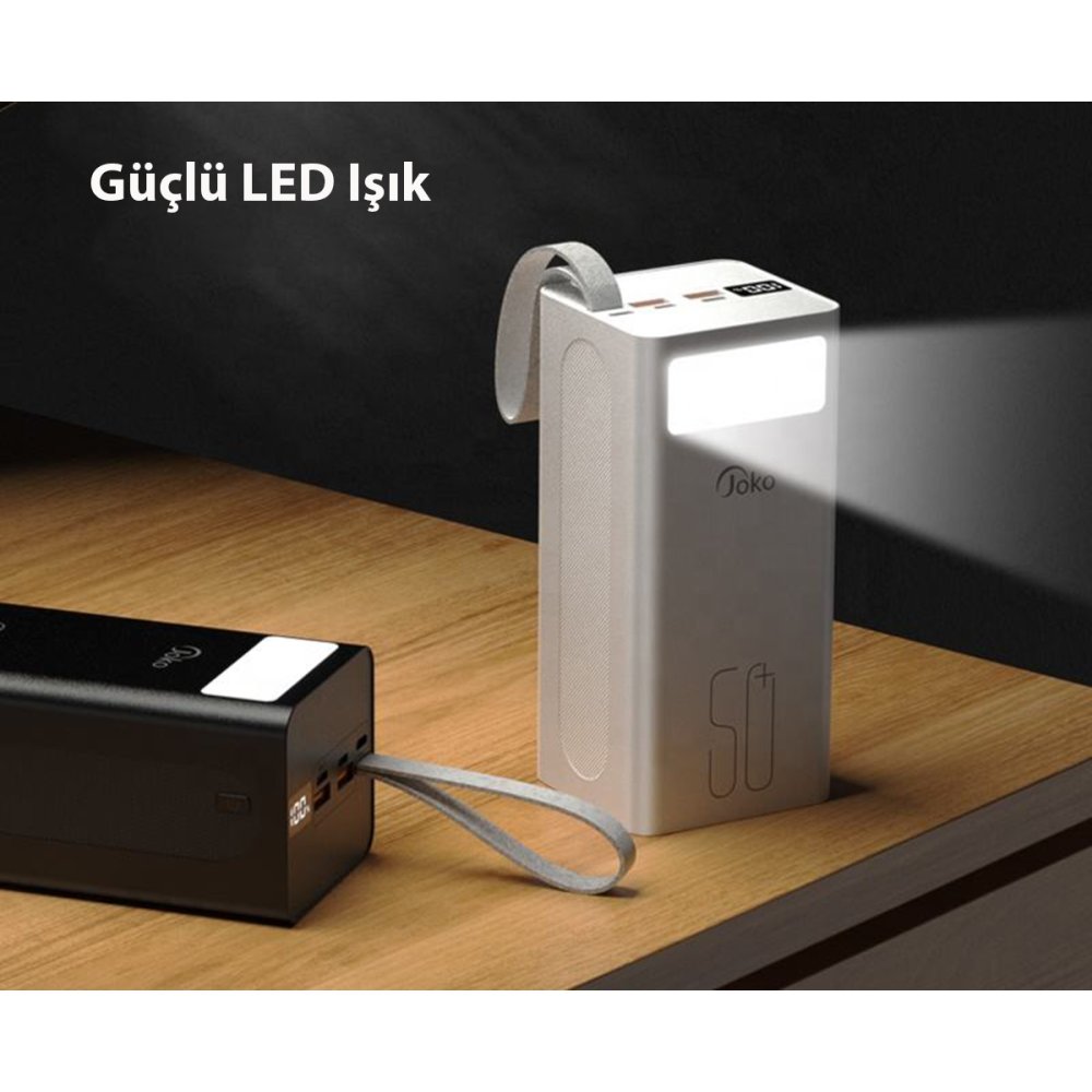 Konfulon J10 Powerbank 50.000 mAh - Siyah
