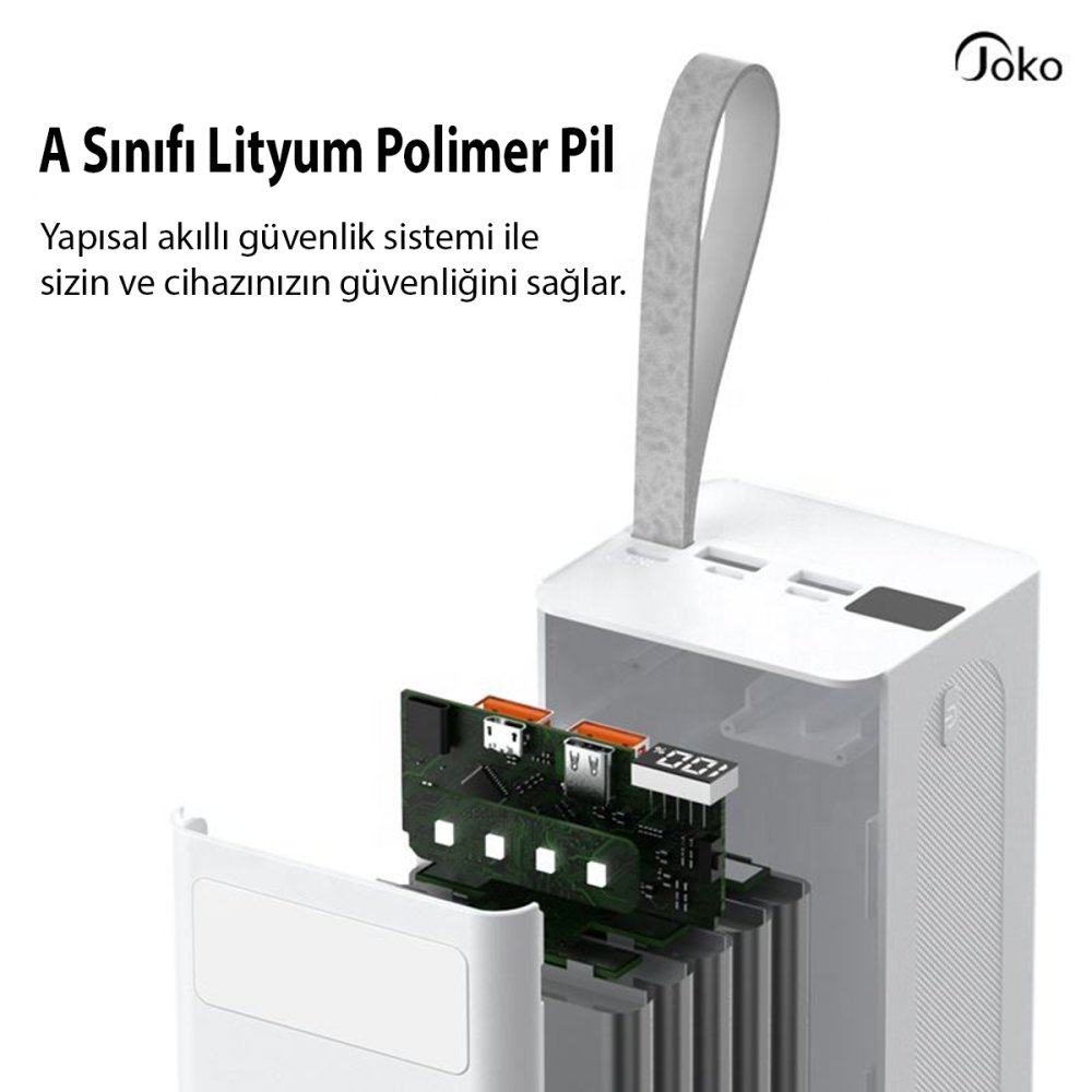 Konfulon J10 Powerbank 50.000 mAh - Siyah