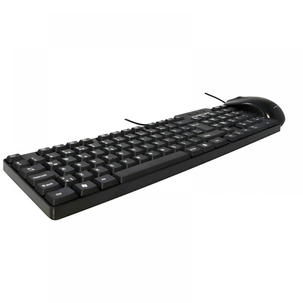 Konfulon KM88 Türkçe Q Office Klavye Mouse Set