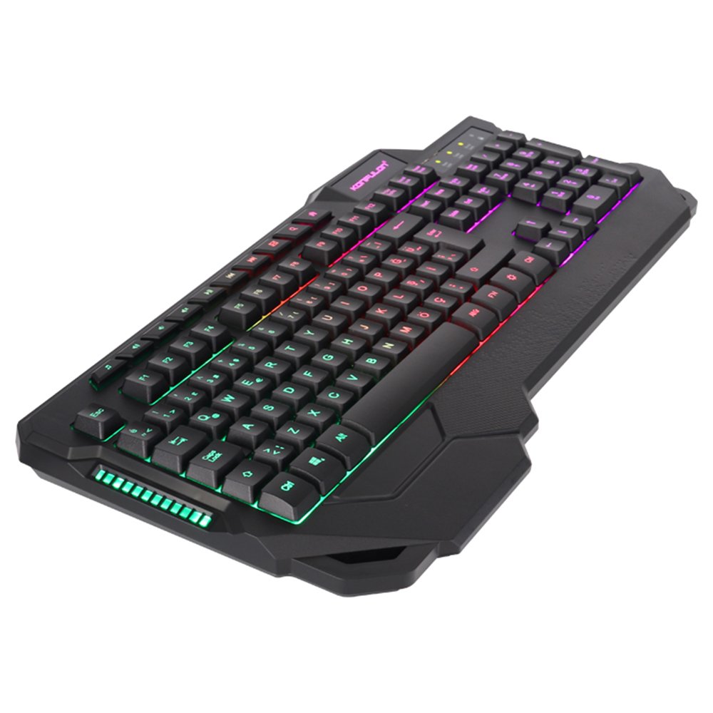 Konfulon MK80 RGB Işıklı Türkçe Q Kablolu Mekanik Hisli Klavye