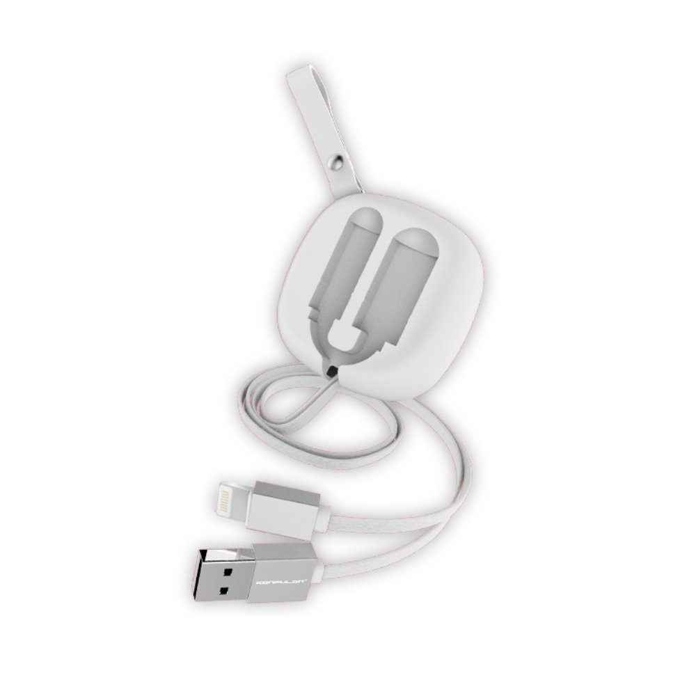 Konfulon S80 Lightning Kablo iphone Uyumlu 20cm-1M 2A - Beyaz
