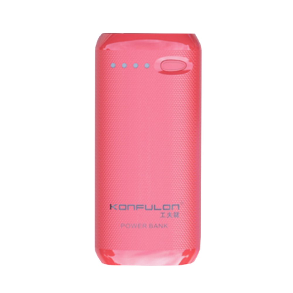 Konfulon Y1302 Led Fenerli Powerbank 5.200 mAh - Pembe