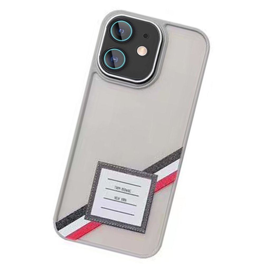 Movenchy iPhone 11 Terra Desenli Kapak - Gri - 1
