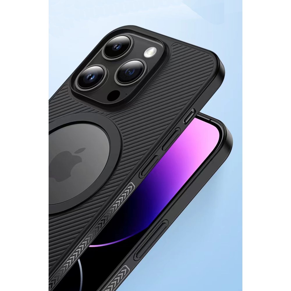 Movenchy iPhone 14 Pro Kılıf PP Magsafe Kapak - Beyaz