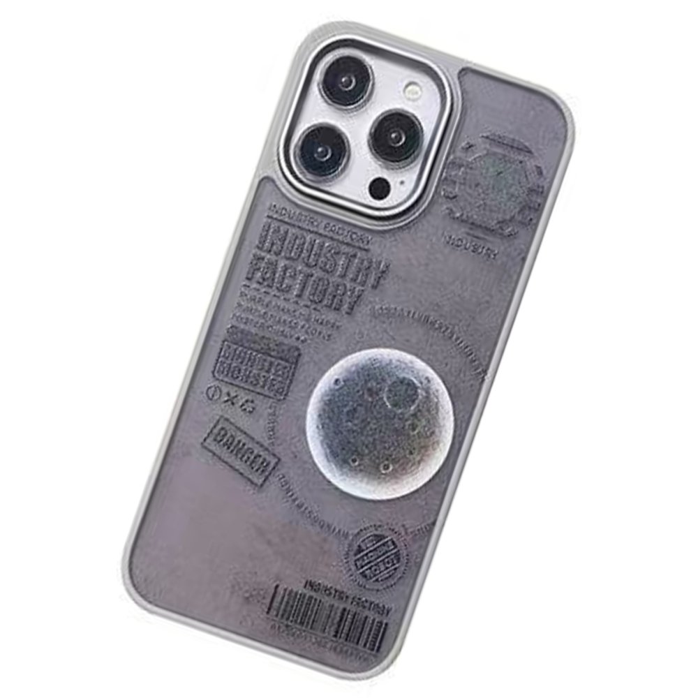 Movenchy iPhone 14 Pro Max Terra Desenli Kapak - Siyah - 2