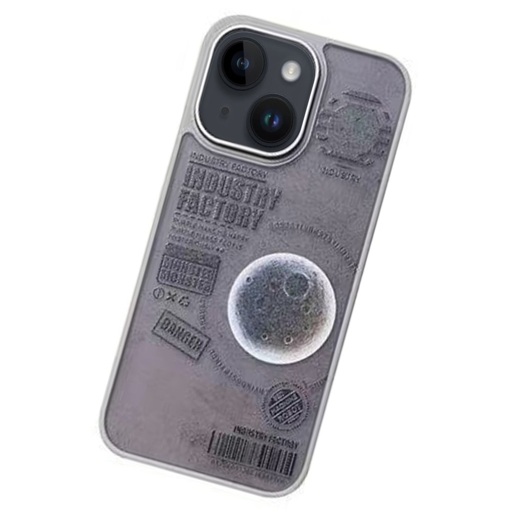 Movenchy iPhone 14 Terra Desenli Kapak - Siyah - 2