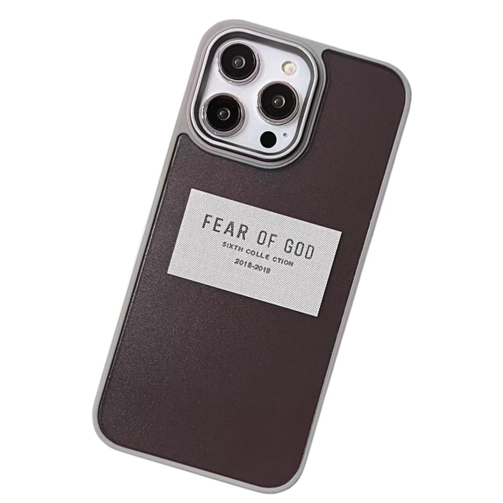 Movenchy iPhone 15 Pro Terra Desenli Kapak - Gri - 2