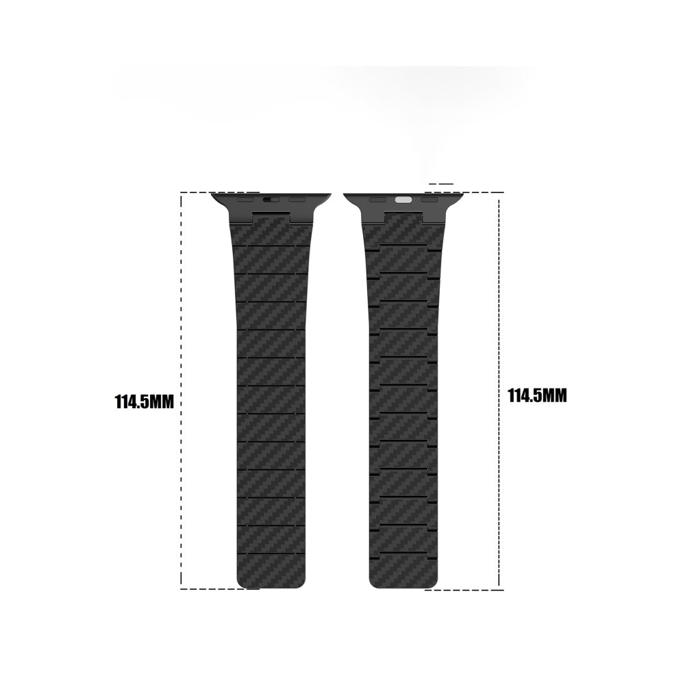 Movenchy Watch 44mm Carbon Steel Kordon - Yıldız Işığı