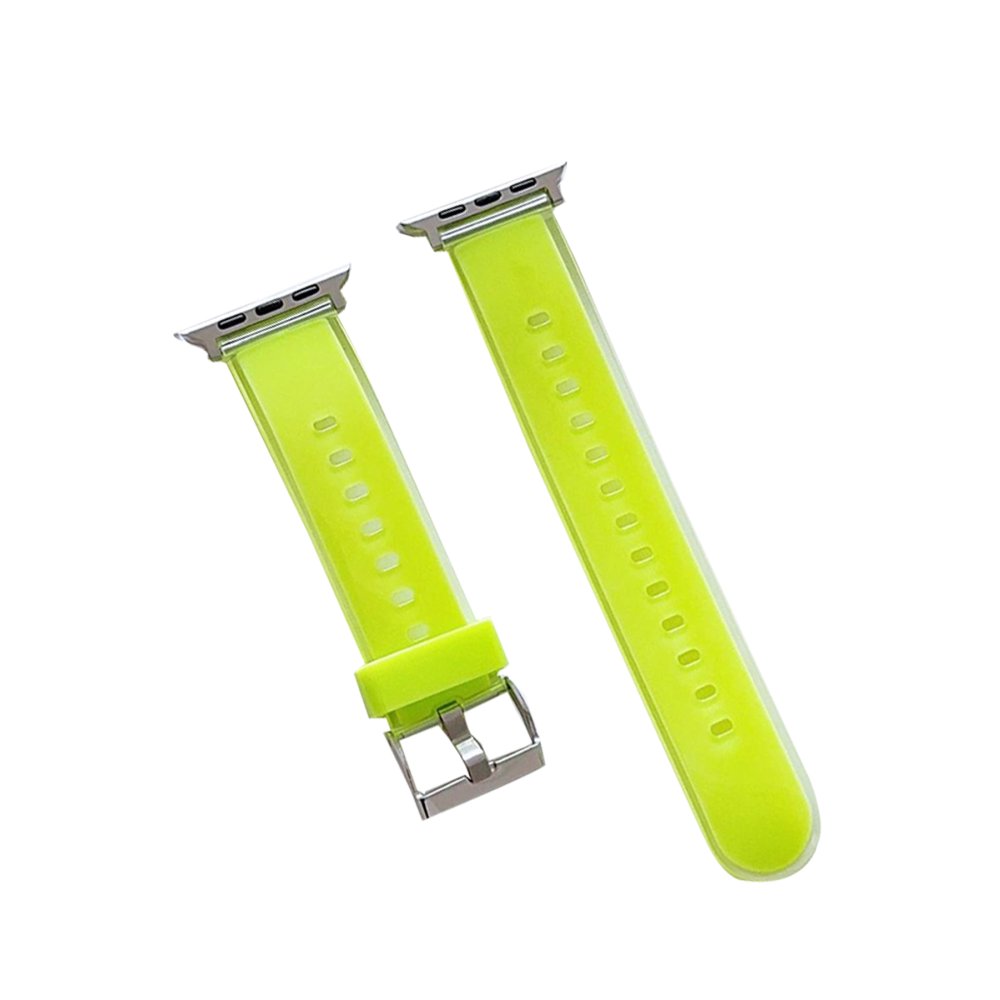 Movenchy Watch 45mm Jelly Silikon Kordon - Yeşil