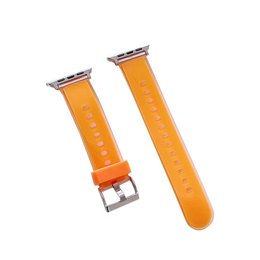 Movenchy Watch Ultra 49mm Jelly Silikon Kordon - Turuncu