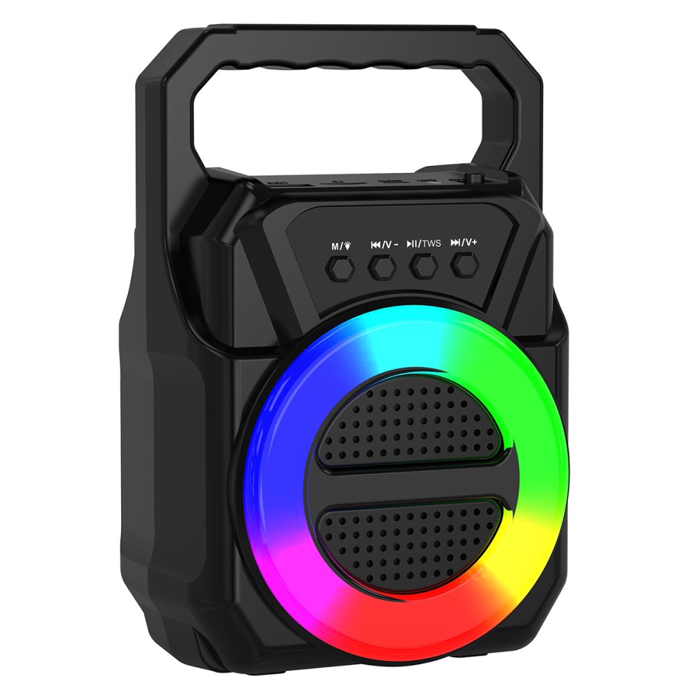 Newface ABS-1309 RGB FM Kablosuz Hoparlör - Siyah