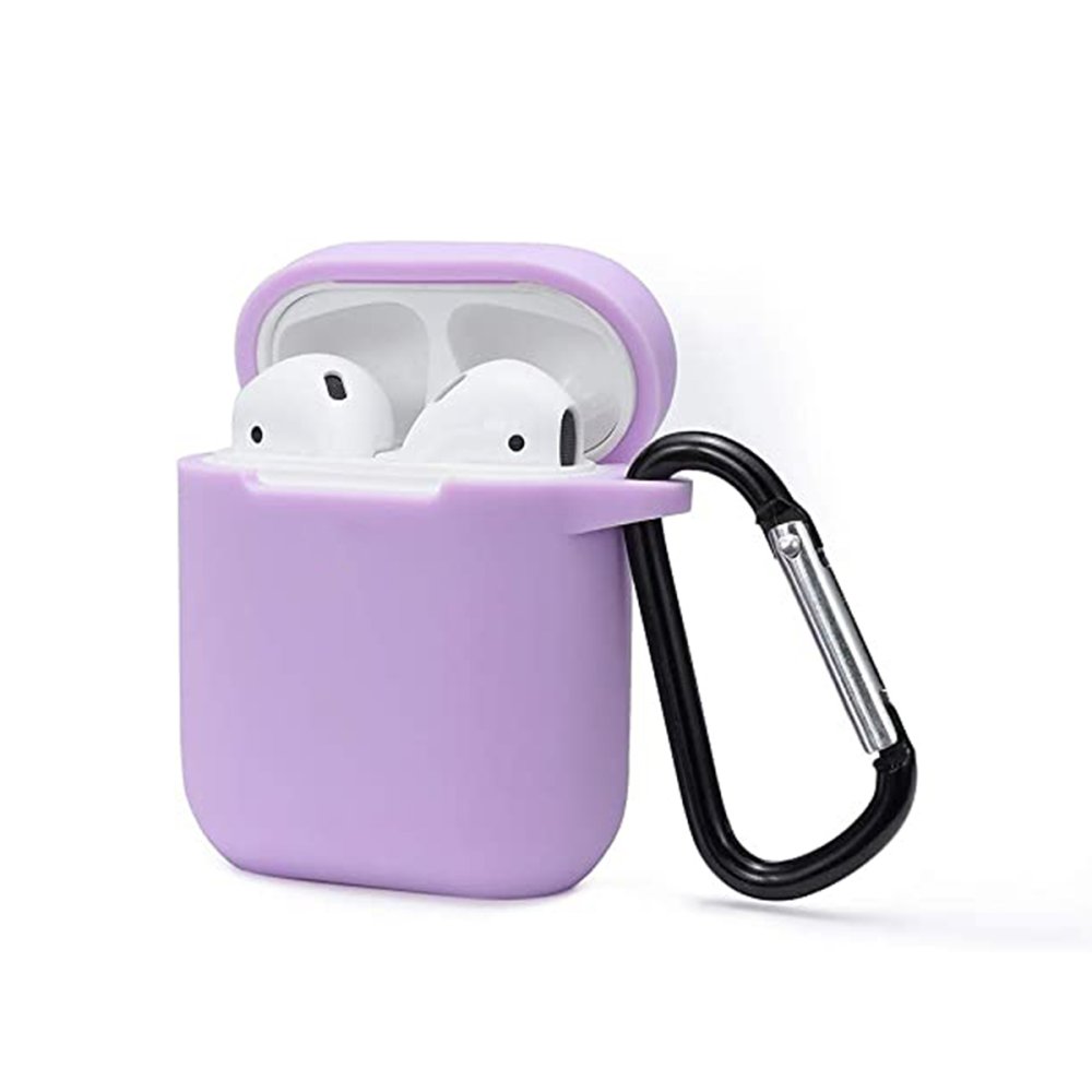 Newface Airpods 2 (2.nesil) Sert Silikon Kılıf - Lila