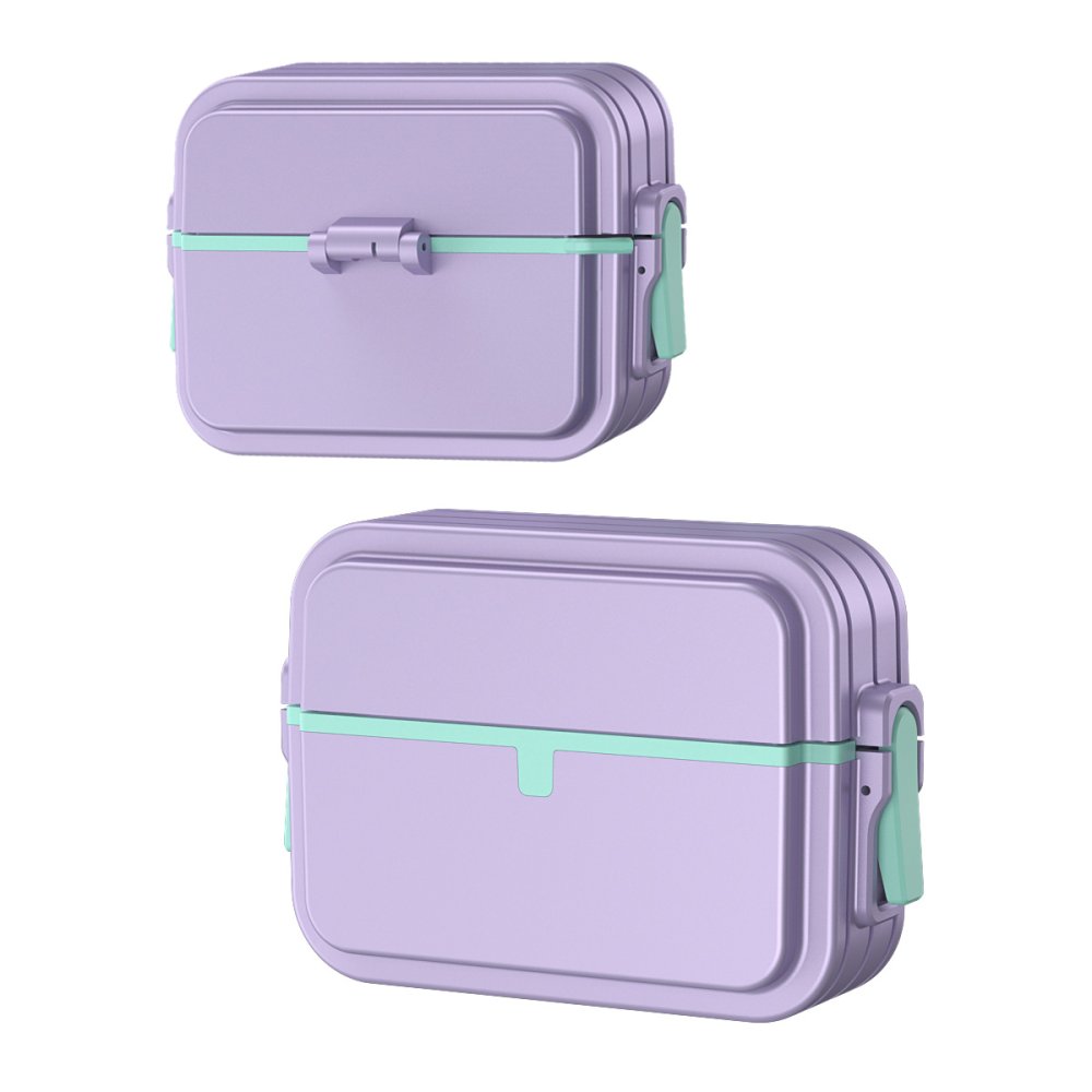 Newface Airpods Pro (1.nesil) 404 Kilitli Kılıf - Lila