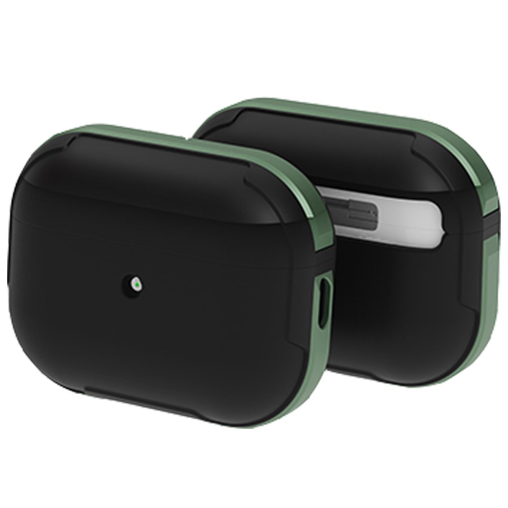 Movenchy Airpods Pro (1.nesil) MO-A8 Armor Kılıf - Koyu Yeşil