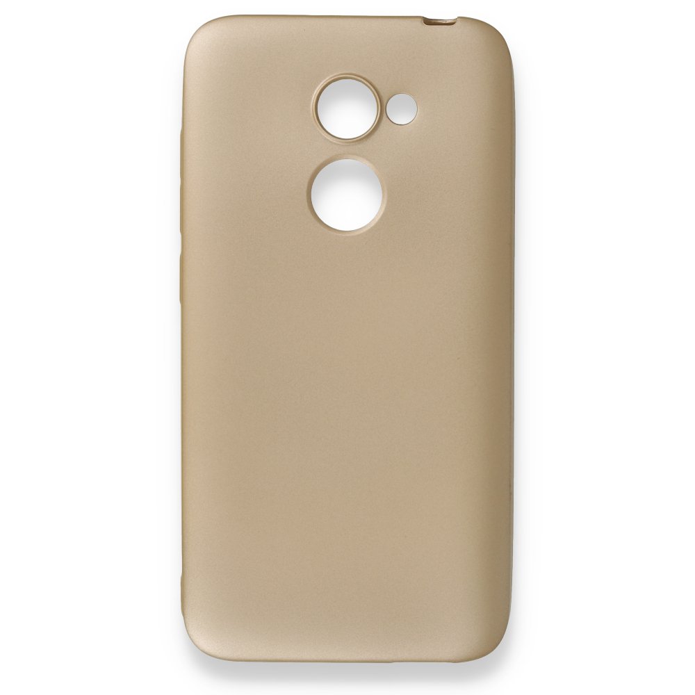 Newface Alcatel A3 Kılıf First Silikon - Gold