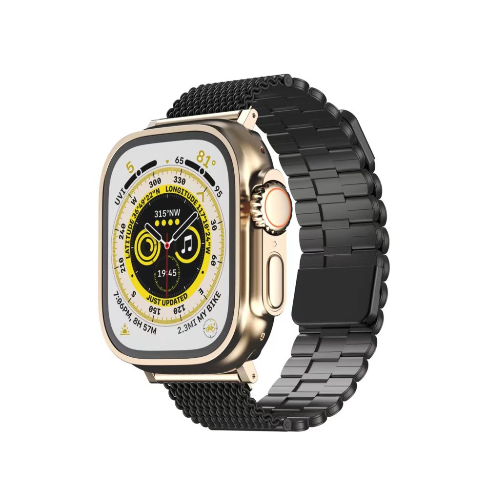 Newface Apple Watch 38mm Ascend Metal Kordon - Siyah