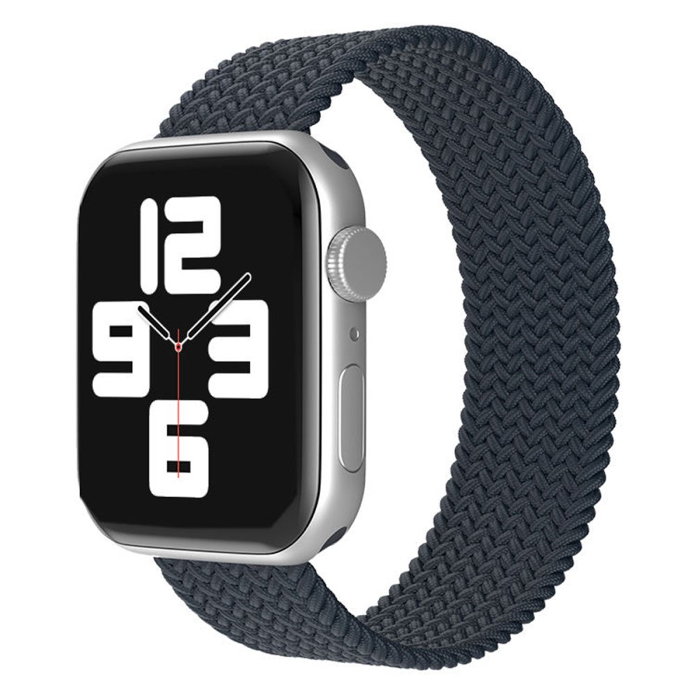 Newface Apple Watch 41mm Ayarlı Solo Silikon Kordon - Füme