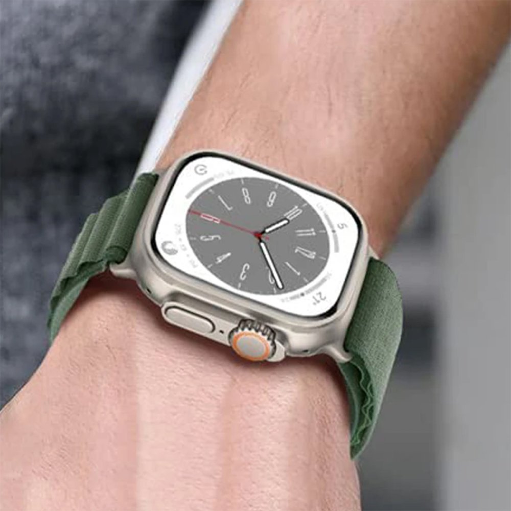Newface Apple Watch 40mm Mountain Kordon - Beyaz-Kırmızı