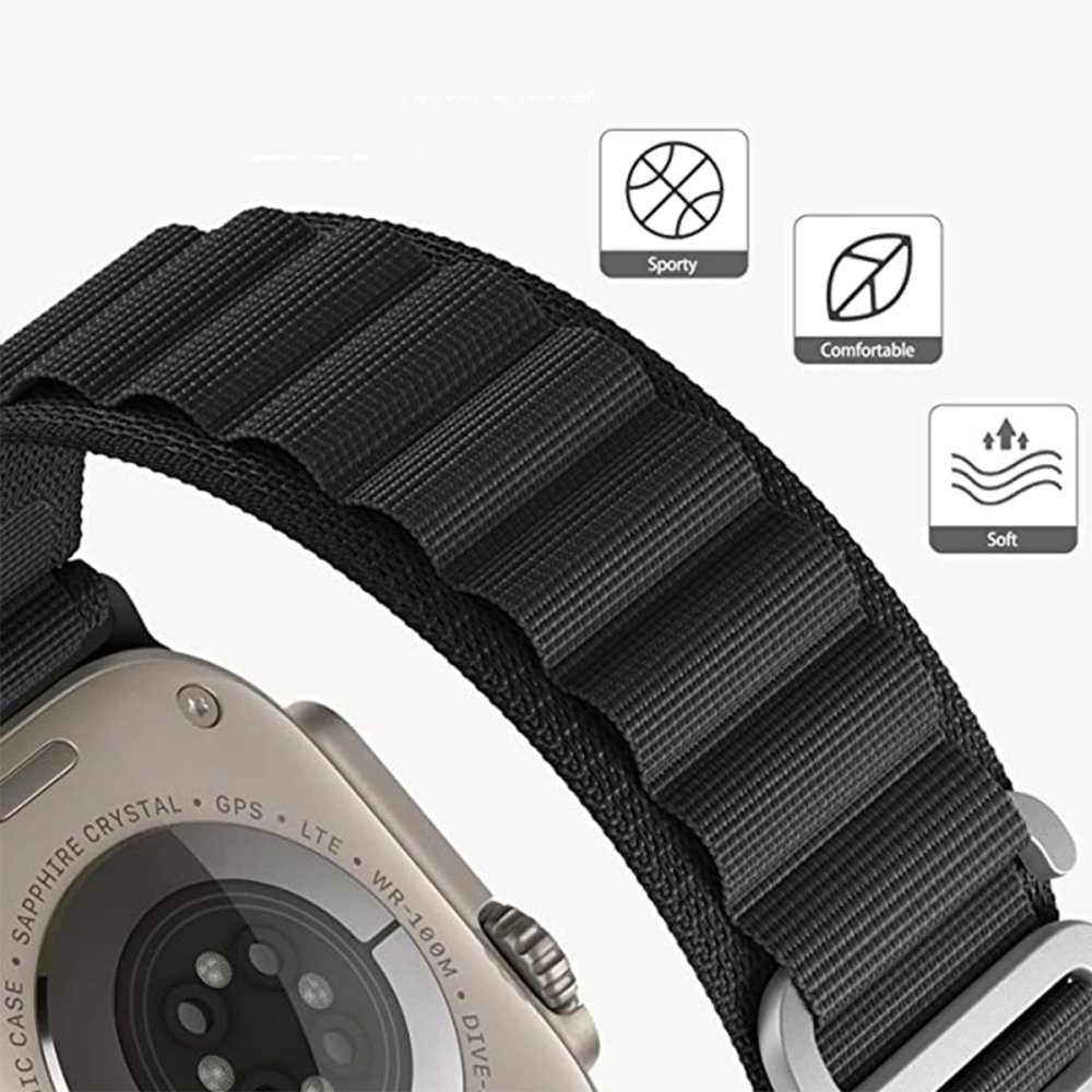 Newface Apple Watch 40mm Mountain Kordon - Pembe