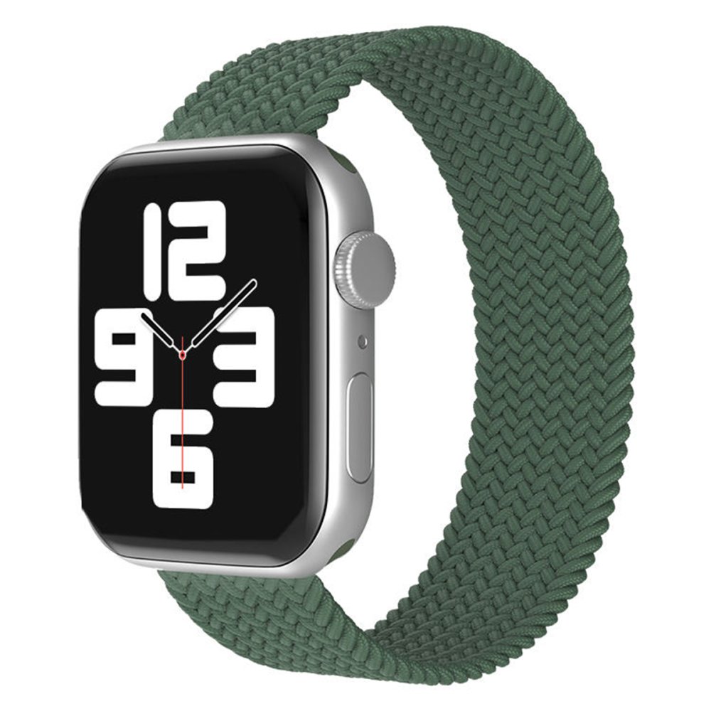 Newface Apple Watch Ultra 49mm Ayarlı Solo Silikon Kordon - Haki Yeşil