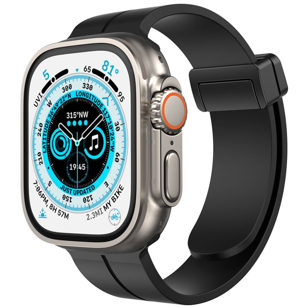 Newface Apple Watch 42mm KR412 Elegance Stylısh Kordon - Siyah