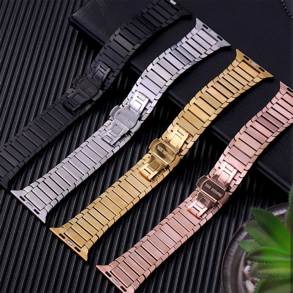 Newface Apple Watch 44mm KR413 Fine Steel Kordon - Yıldız Işığı