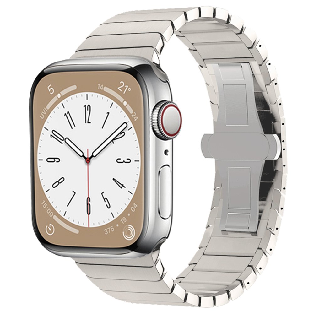 Newface Apple Watch 45mm KR413 Fine Steel Kordon - Yıldız Işığı
