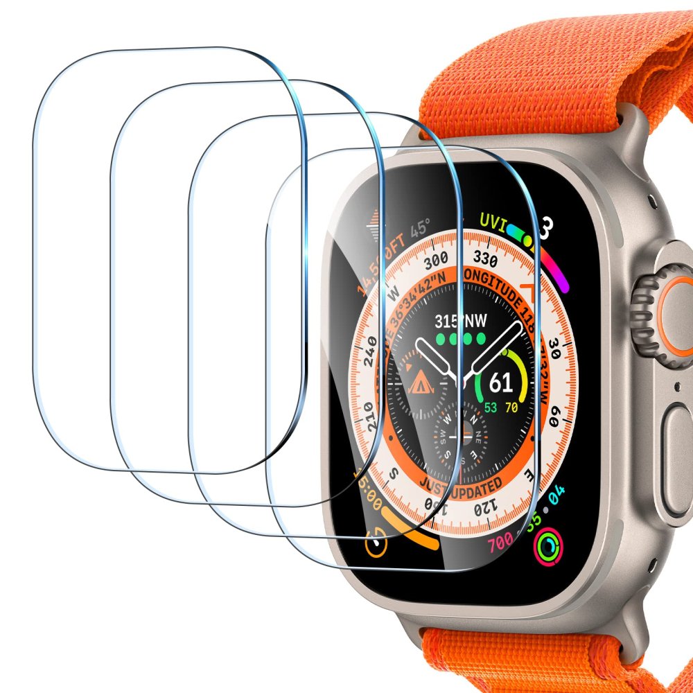 Newface Apple Watch Ultra 49mm Temperli Cam Ekran Koruyucu