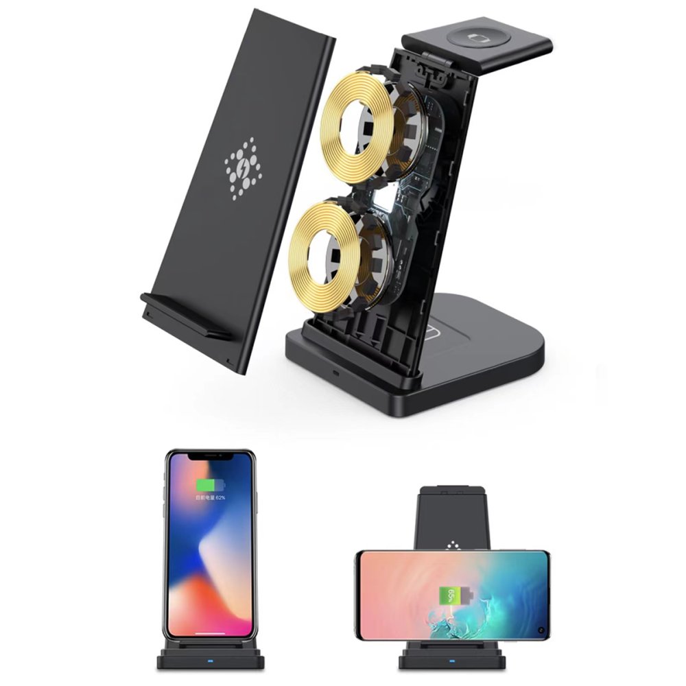 Newface B12S Samsung Kablosuz Şarj Masaüstü Set - Siyah