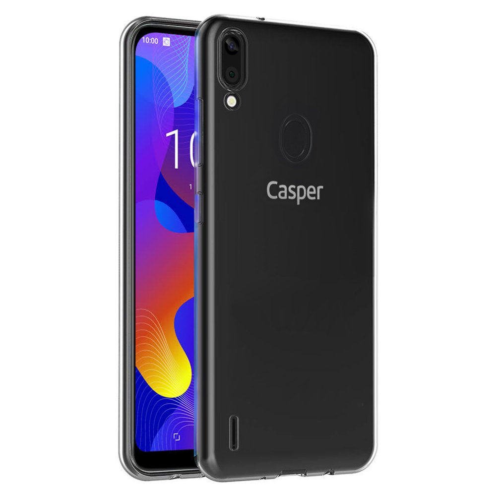 Newface Casper Via E3 Kılıf Lüx Şeffaf Silikon - Şeffaf