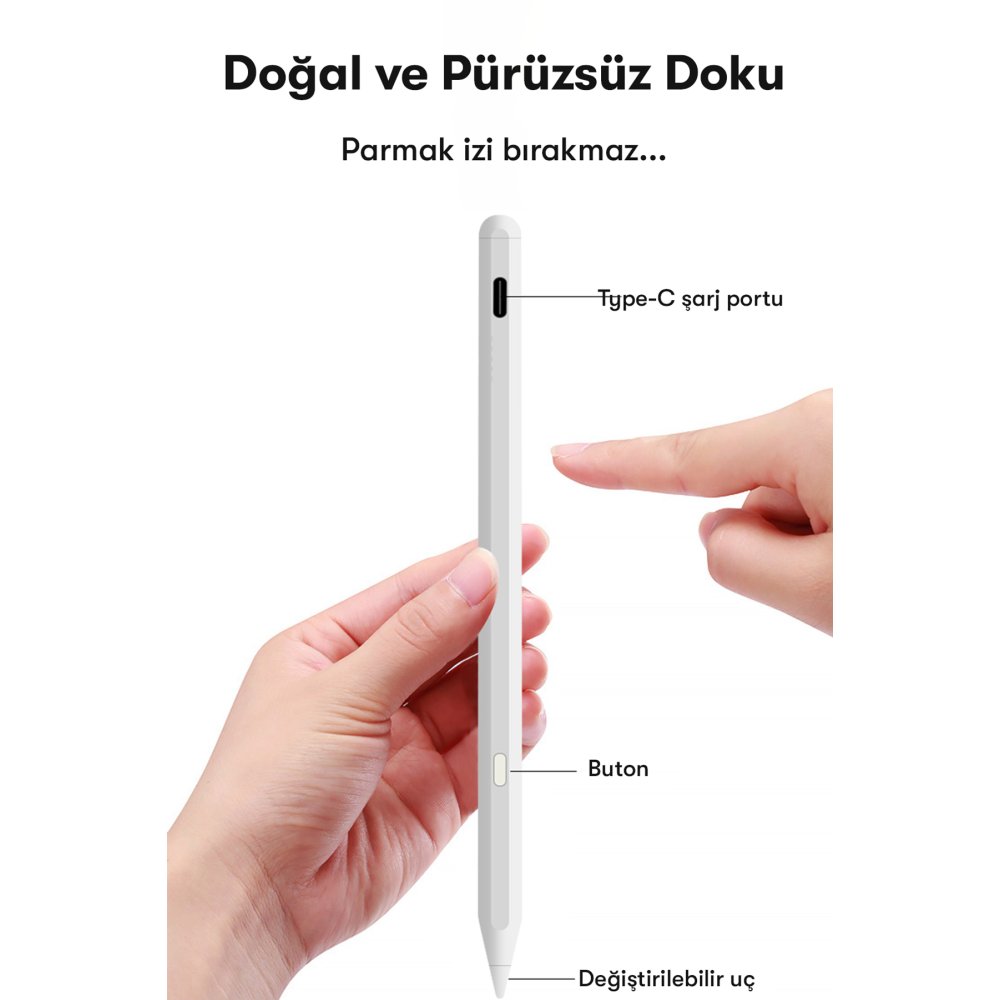 Newface Pen 778 Universal Surface Uyumlu Dokunmatik Stylus Kalem - Beyaz