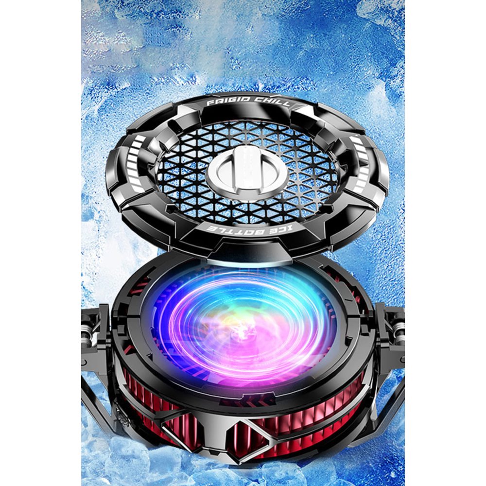 Newface FS02 27W RGB Radyatör Telefon Soğutucu Fan - Siyah