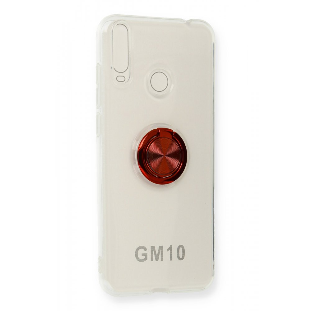 Newface General Mobile GM 10 Kılıf Gros Yüzüklü Silikon - Kırmızı