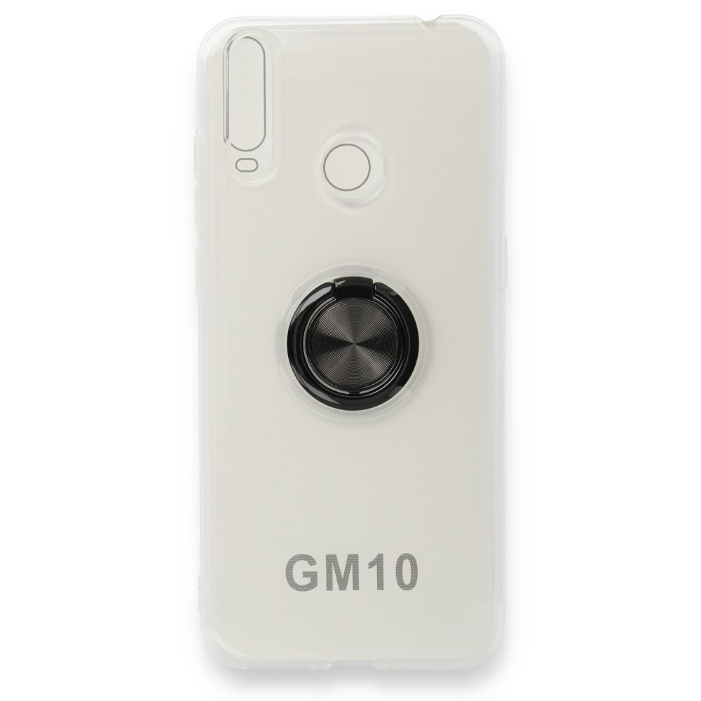 Newface General Mobile GM 10 Kılıf Gros Yüzüklü Silikon - Siyah