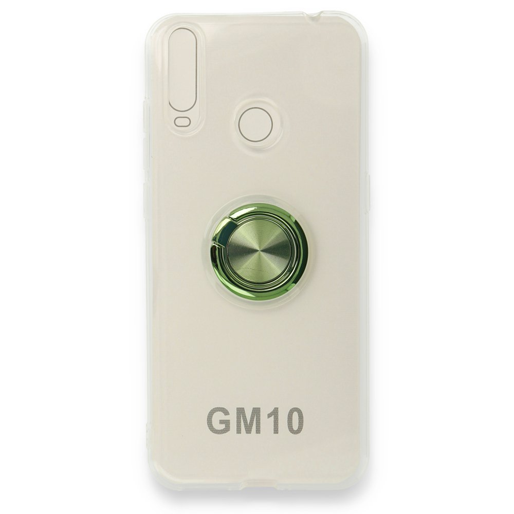 Newface General Mobile GM 10 Kılıf Gros Yüzüklü Silikon - Yeşil