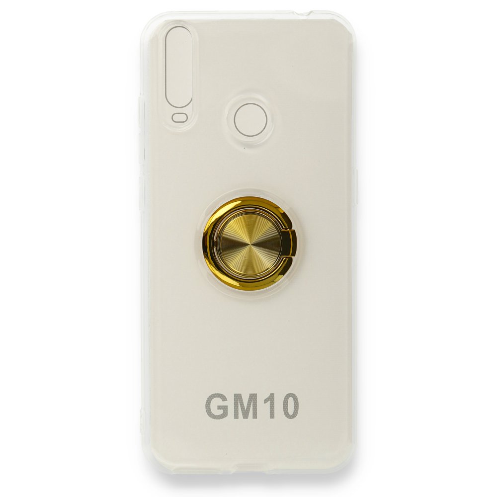 Newface General Mobile GM 20 Kılıf Gros Yüzüklü Silikon - Gold