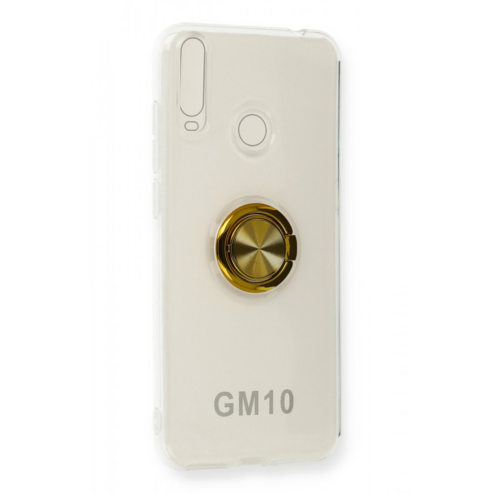 Newface General Mobile GM 20 Kılıf Gros Yüzüklü Silikon - Gold