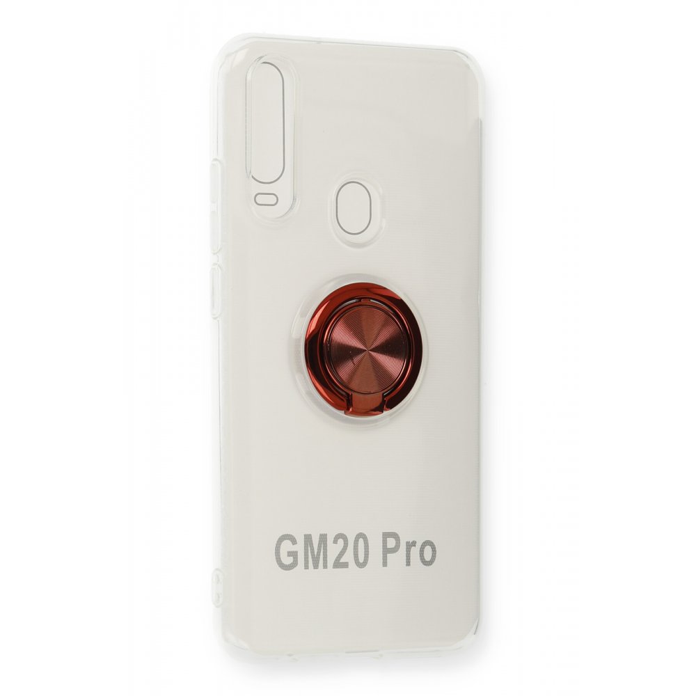 Newface General Mobile GM 20 Pro Kılıf Gros Yüzüklü Silikon - Kırmızı