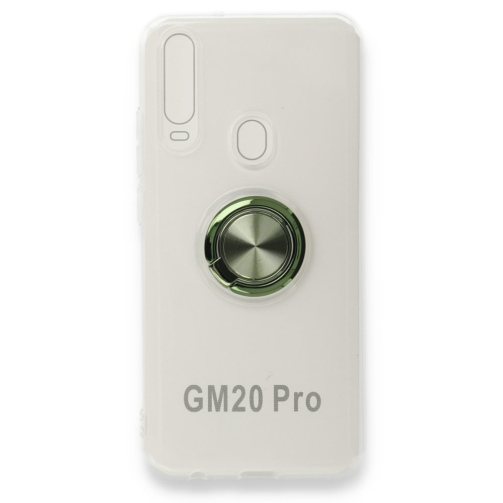 Newface General Mobile GM 20 Pro Kılıf Gros Yüzüklü Silikon - Yeşil