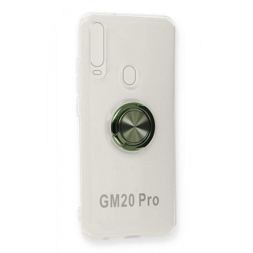 Newface General Mobile GM 20 Pro Kılıf Gros Yüzüklü Silikon - Yeşil
