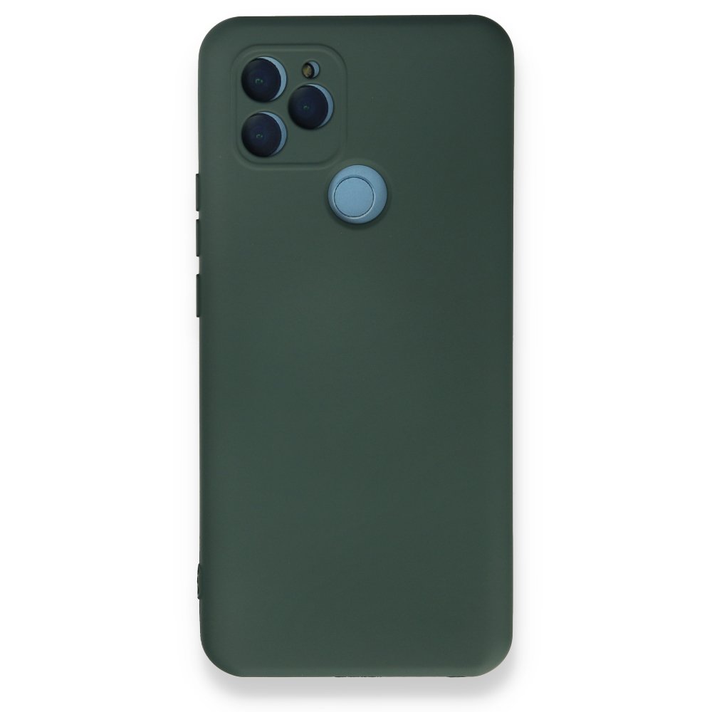 Newface General Mobile GM 21 Kılıf Nano içi Kadife  Silikon - Koyu Yeşil