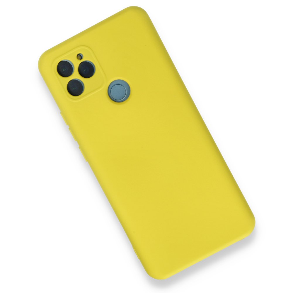 Newface General Mobile GM 21 Kılıf Nano içi Kadife Silikon - Sarı
