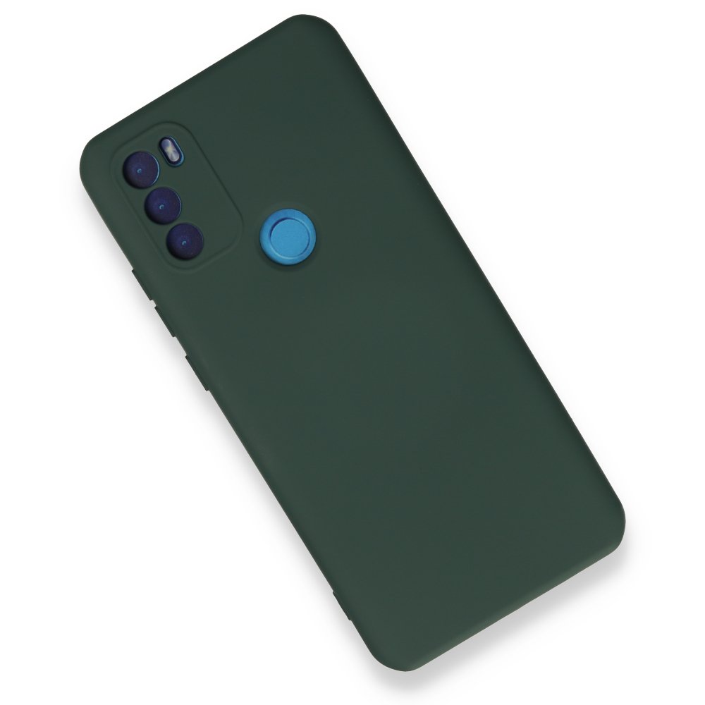 Newface General Mobile GM 21 Plus Kılıf Nano içi Kadife  Silikon - Koyu Yeşil