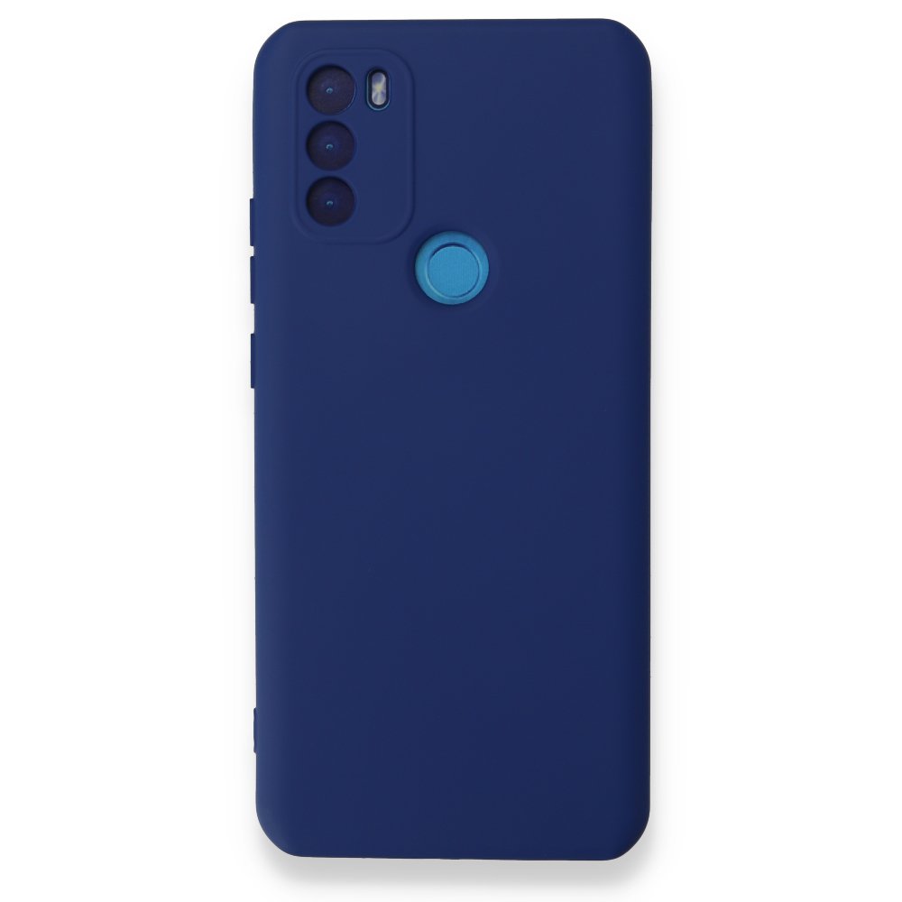 Newface General Mobile GM 21 Plus Kılıf Nano içi Kadife  Silikon - Koyu Mavi