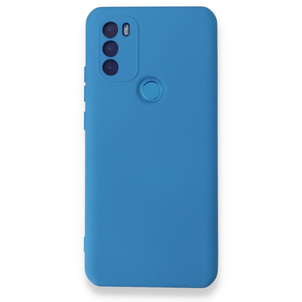 Newface General Mobile GM 21 Plus Kılıf Nano içi Kadife Silikon - Mavi
