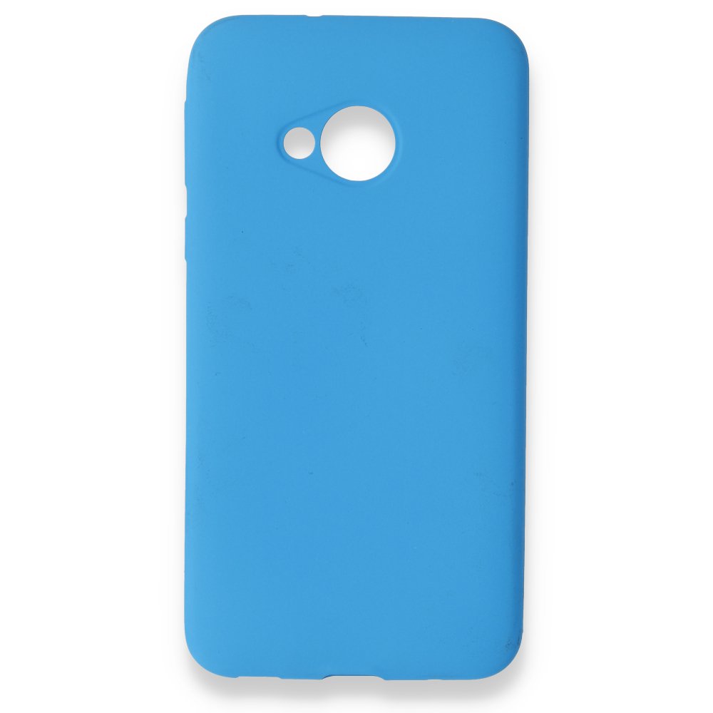Newface HTC U-Play Kılıf First Silikon - Mavi