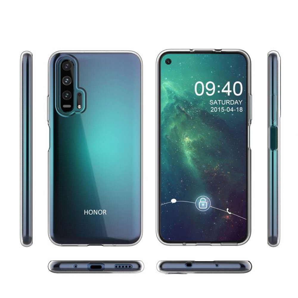 Newface Huawei Honor 20 Kılıf Lüx Şeffaf Silikon