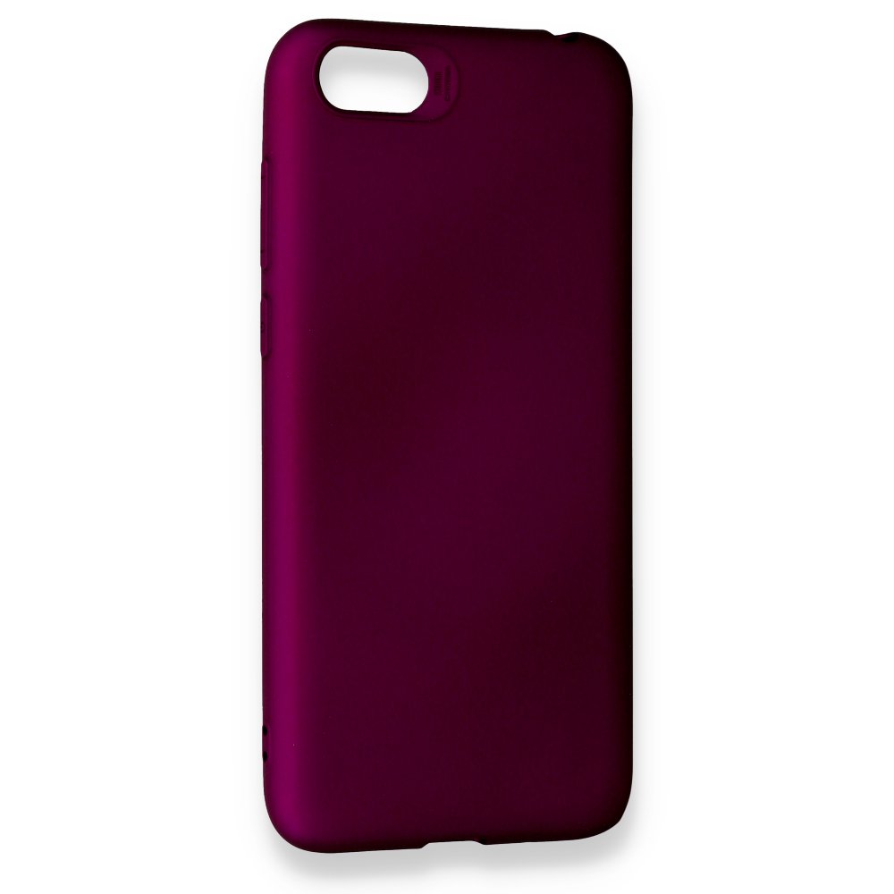 Newface Huawei Honor 7S Kılıf First Silikon - Mürdüm