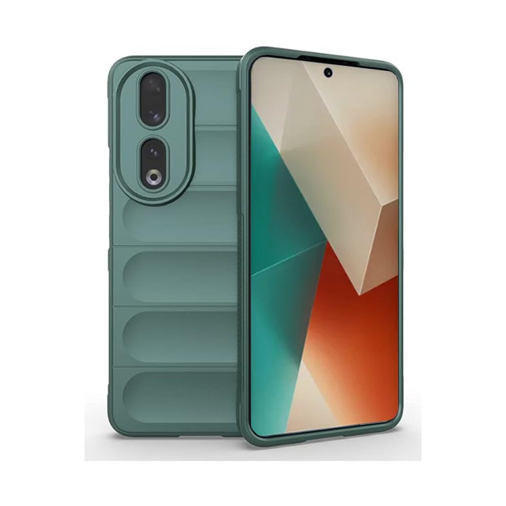Newface Huawei Honor 90 Kılıf Optimum Silikon - Koyu Yeşil