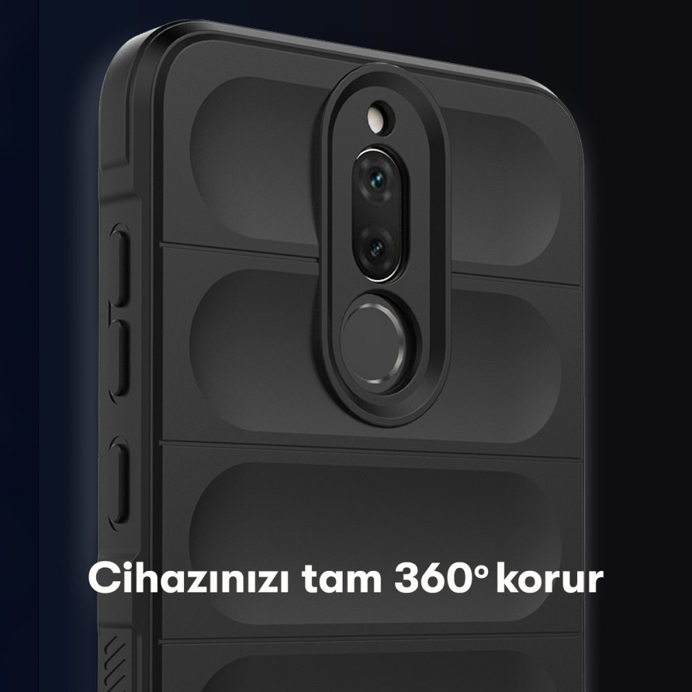 Newface Huawei Mate 10 Lite Kılıf Optimum Silikon - Bordo